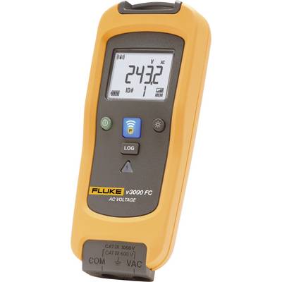A Fluke v3000 FC voltage meter displays 243.2 V AC on the screen. Most commonly used for electrical measurements and analyses.