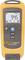 A yellow Fluke a3002 FC measuring device is displaying 94.5 amperes DC. It has buttons for 'LOG' and 'AC/DC', with symbols for Bluetooth connectivity.