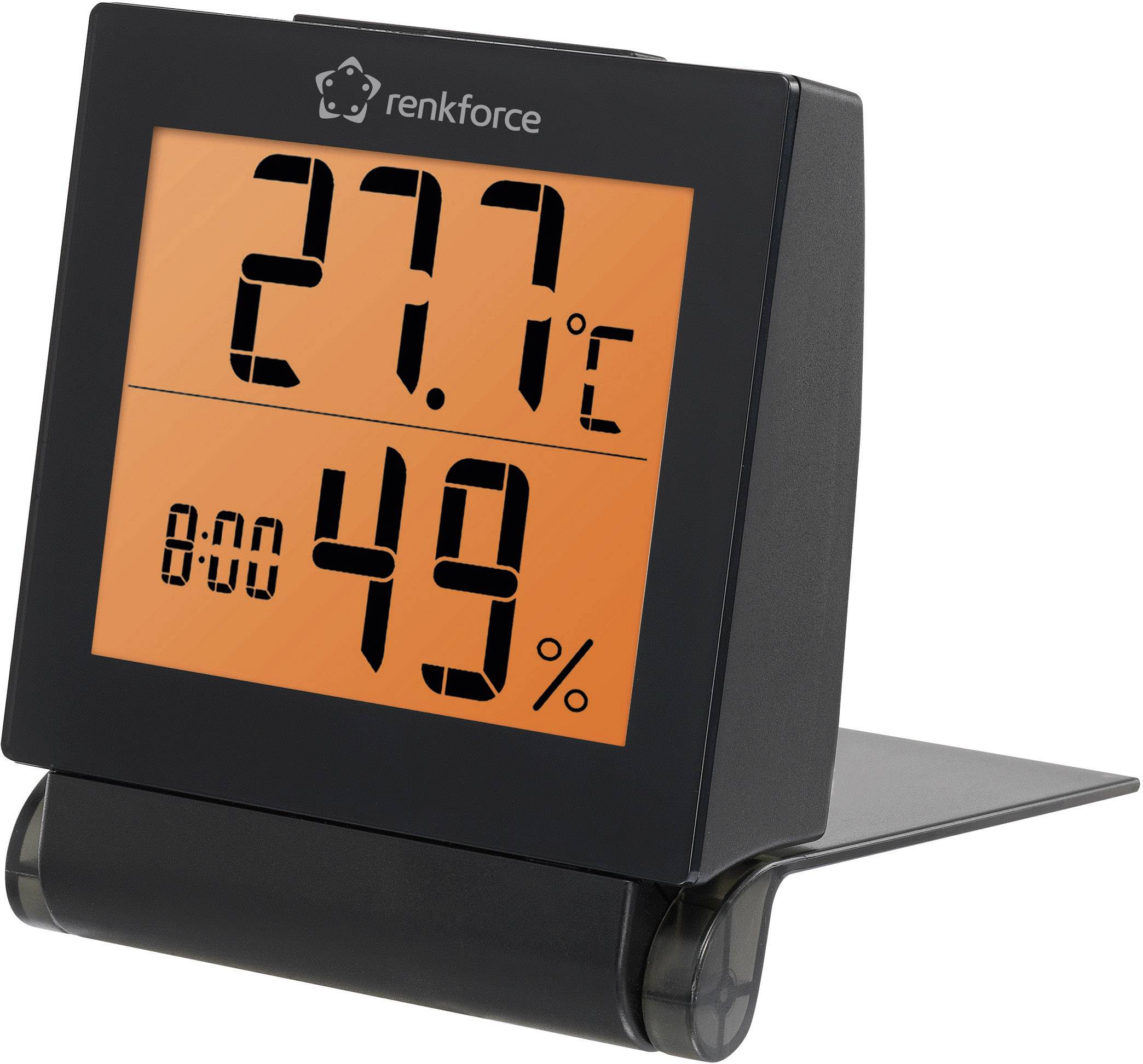 Renkforce Thermo-hygrometer Black E0111H