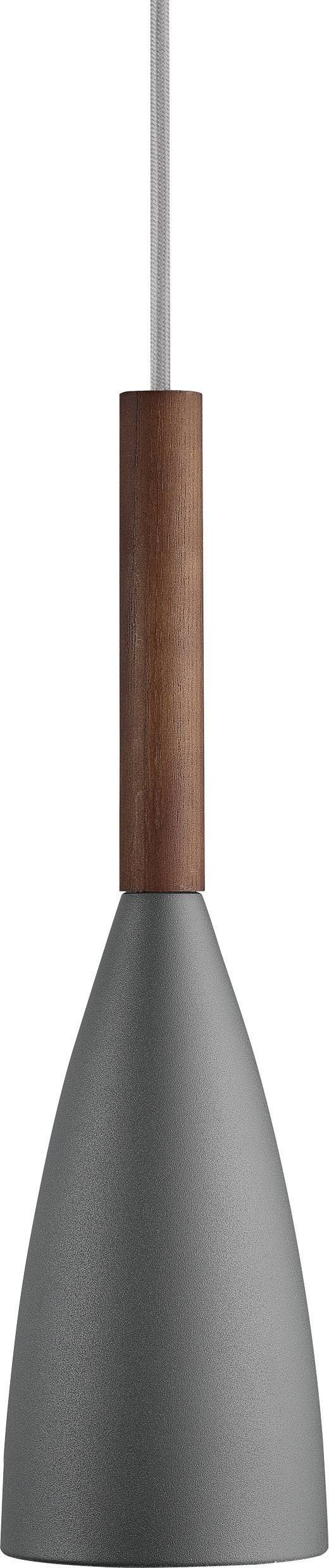 Nordlux Pure 78283011 Pendant light HV halogen E-27 60 W Grey-0