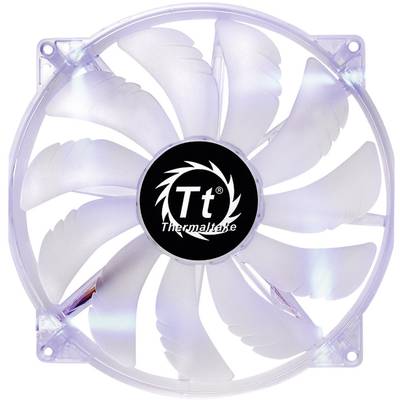 Thermaltake Pure 20 LED Blue PC fan Clear (W x H x D) 200 x 200 x 30 mm 