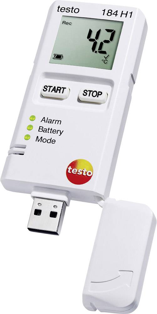 testo 0572 1845 184 H1 Multi-channel data logger Unit of measurement Temperature, Humidity -20 up to +70 °C 0 up to 100 RH