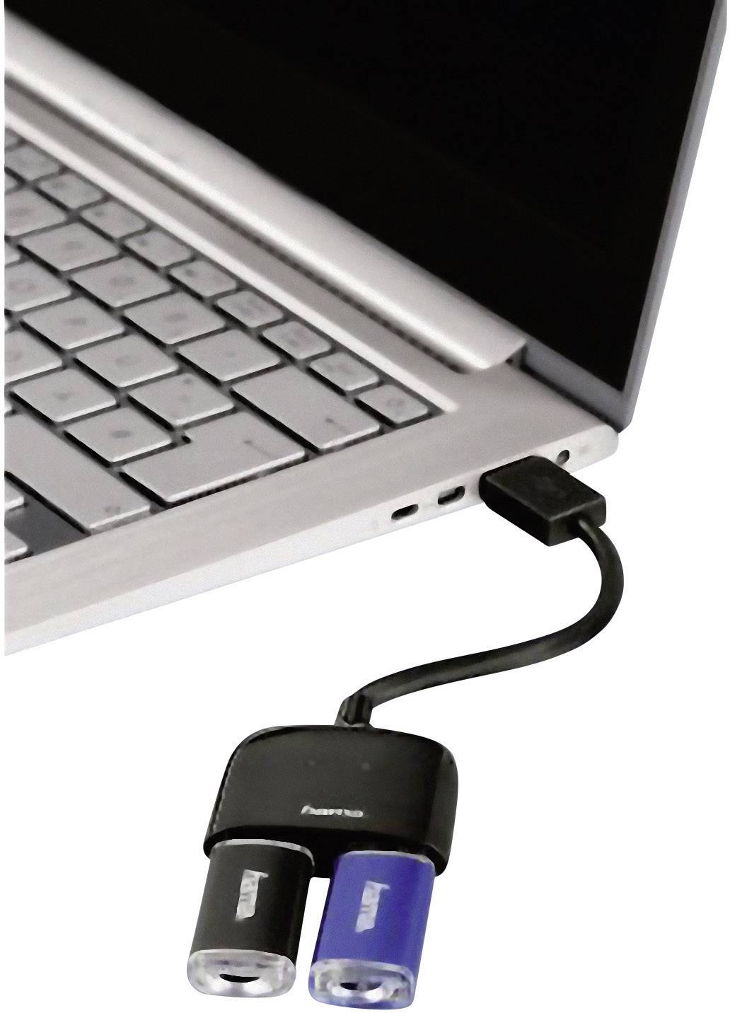 Hama Mobil 2 ports USB hub Black-2