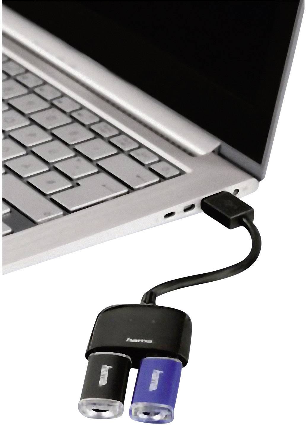 Hama Mobil 2 ports USB hub Black-3