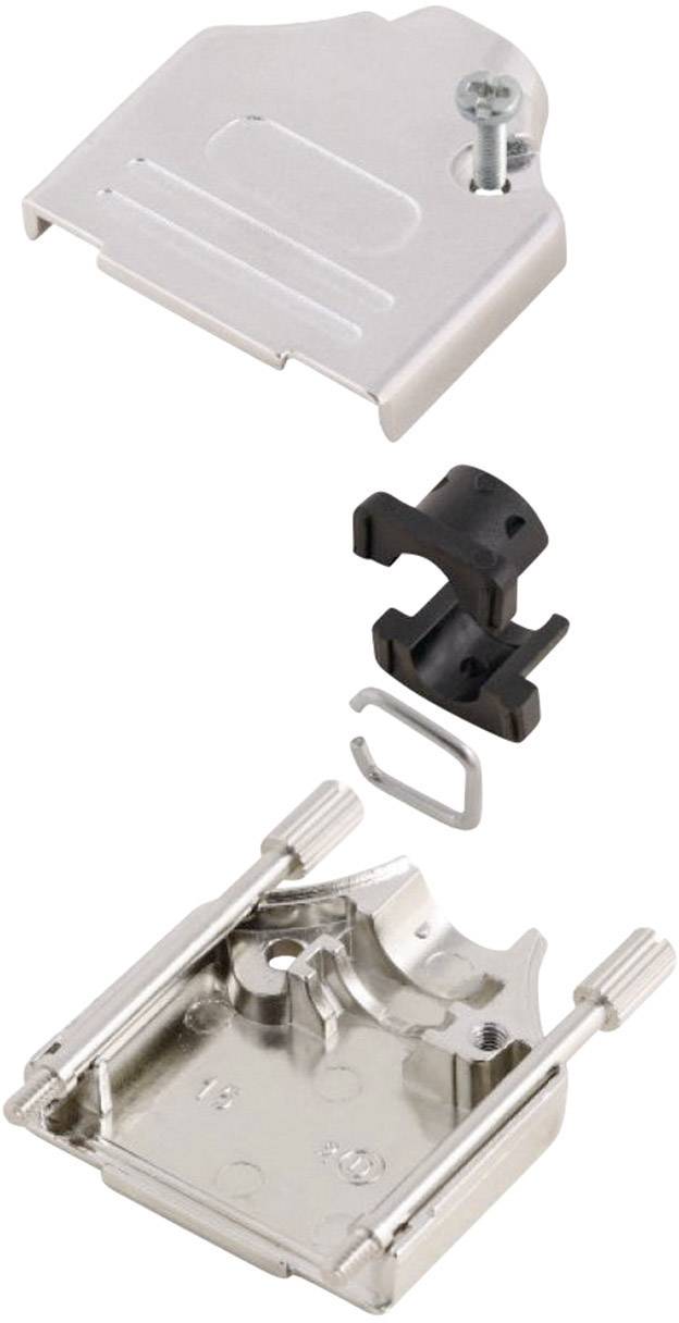 MH Connectors MHDTZK50-K 6560-0805-05 D-SUB housing Number of pins: 50 Metal 180 ° Silver 1 pc(s)