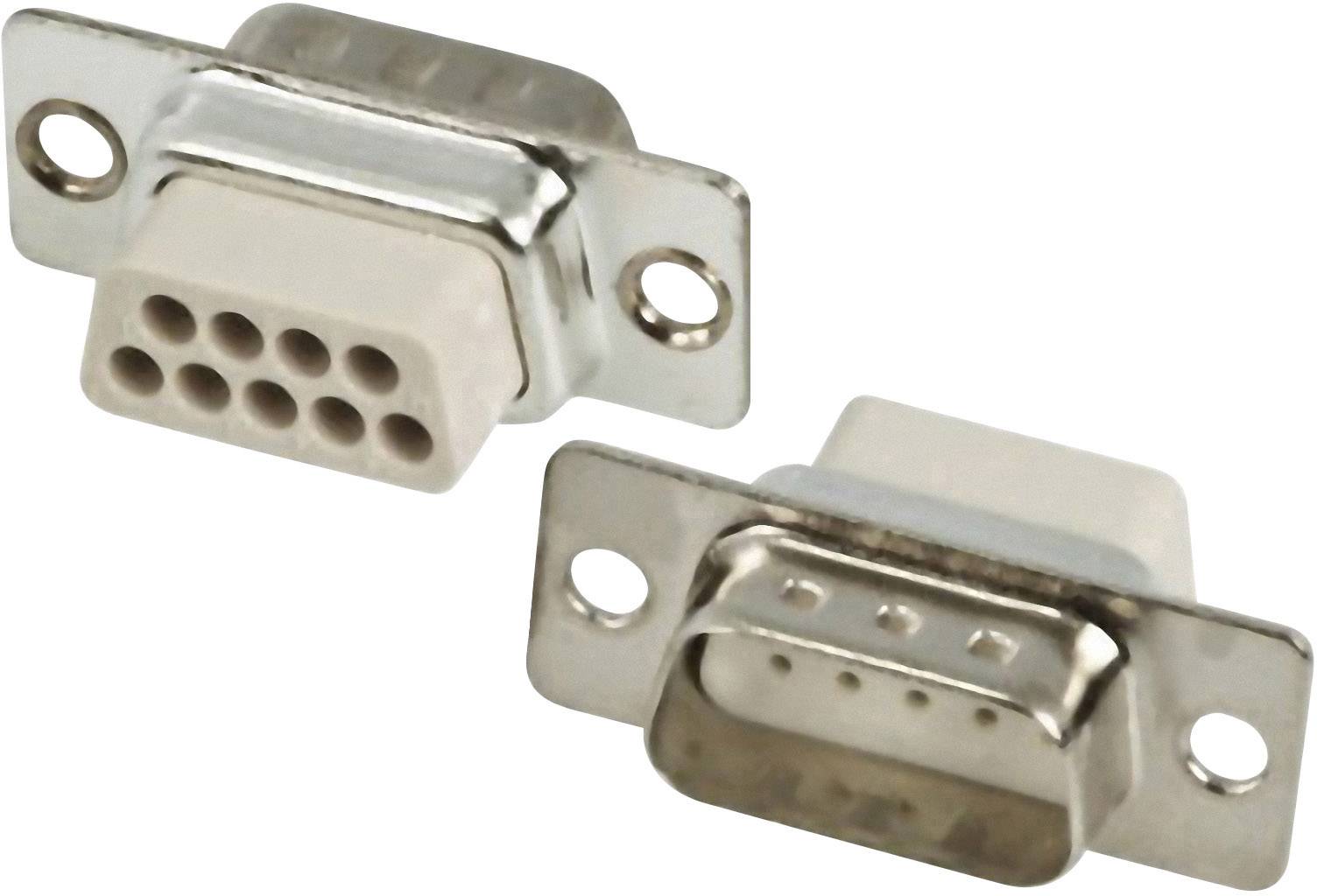 MH Connectors MHDBC15SP-NW D-SUB pin strip 180 ° Number of pins: 15 Crimp 1 pc(s)
