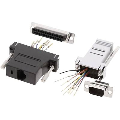MH Connectors DA9-PMJ8-K-RC D-SUB adapter D-SUB-plug 9-pin - RJ45 socket  1 pc(s) 