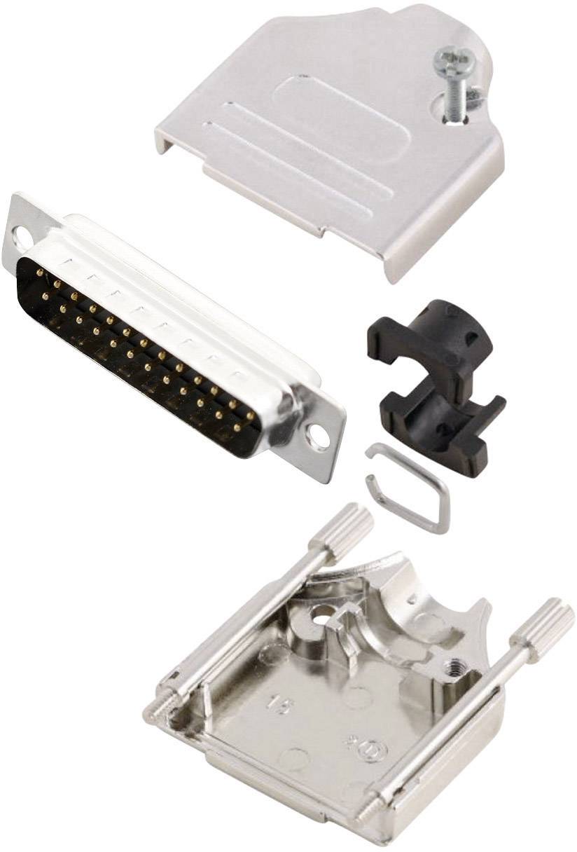 MH Connectors MHDTZK25-DB25P-K D-SUB pin strip set 180 ° Number of pins: 25 Solder bucket 1 pc(s)