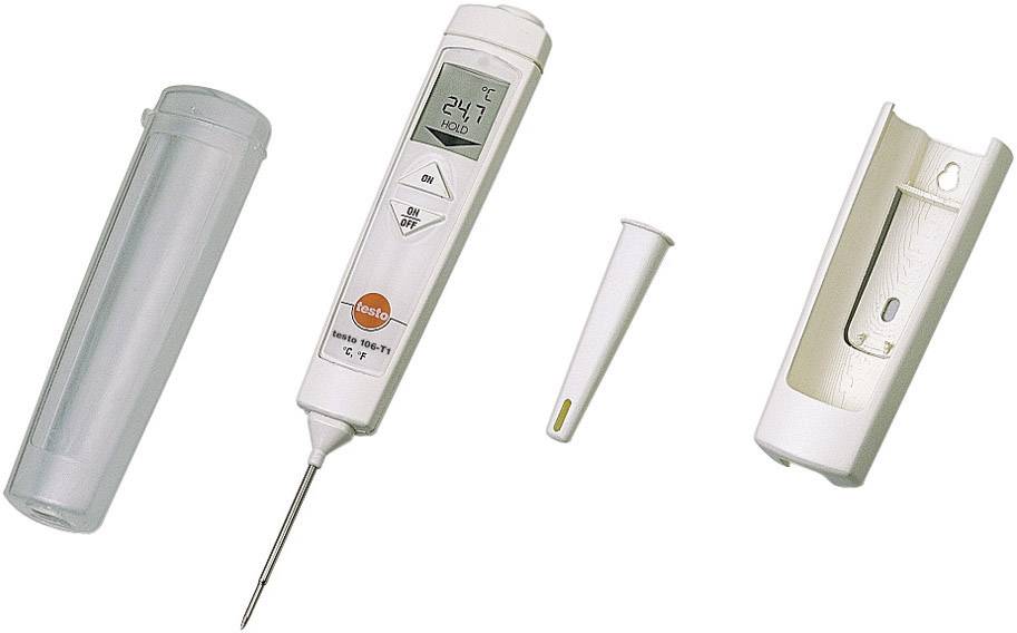 testo 106 Set Probe thermometer (HACCP) Temperature reading range -50 up to 275 °C Sensor type NTC Complies with HACCP standards