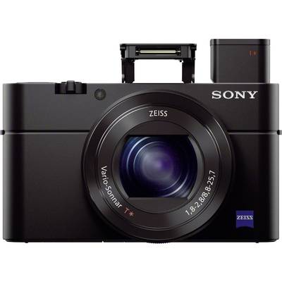Sony Cyber-Shot DSC-RX100M3 Digital camera 20.2 MP Optical zoom: 2.9 x Black  Full HD Video, Wi-Fi, Pivoted display, EVF