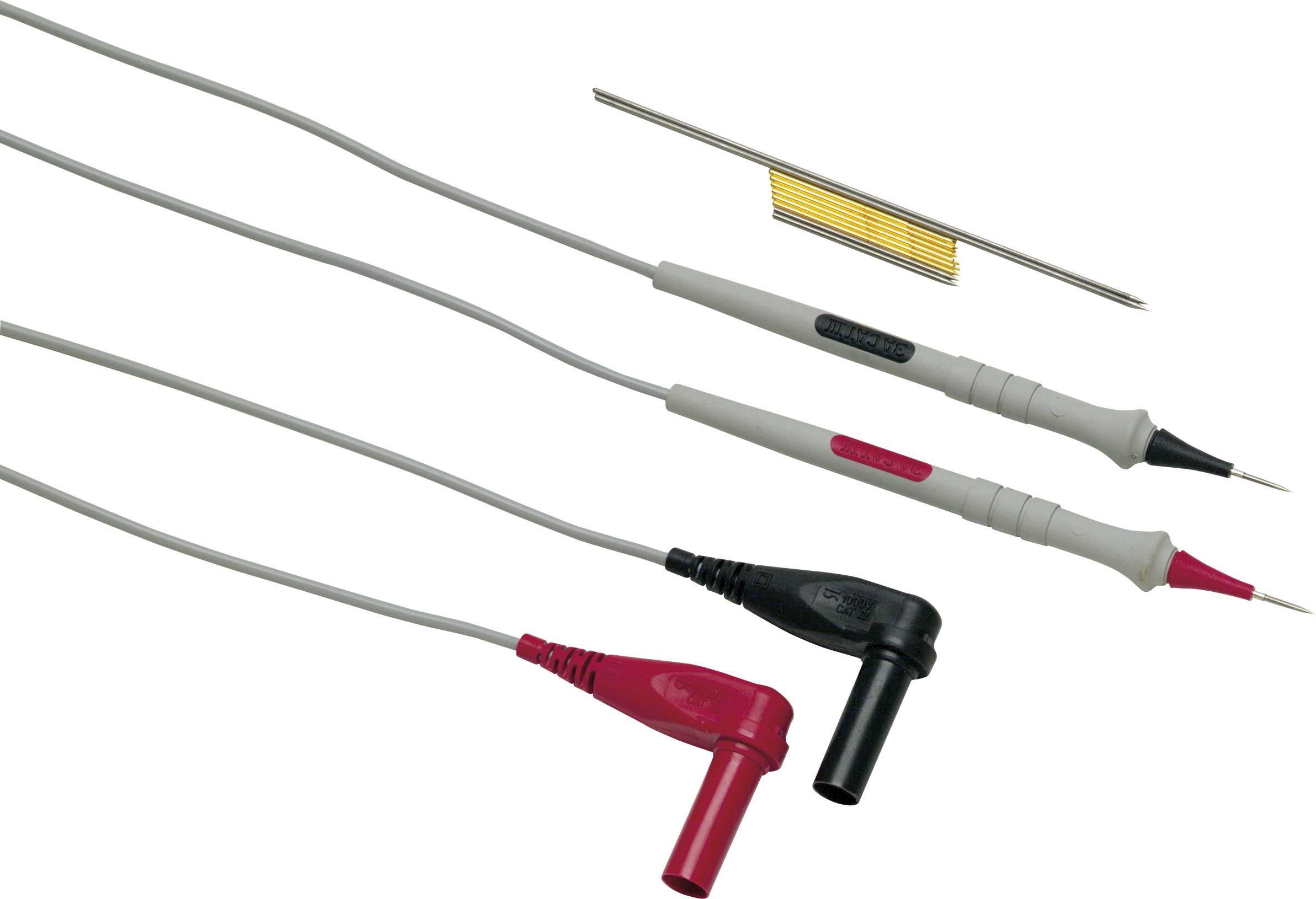 Fluke TL910 Safety test lead et Banana jack 4 mm Test probe 1.00 m Black, Red 1 Set