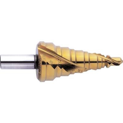 Exact 05316 HSS Step drill bit 7 - 30.5 mm, 7 - 32.5 mm, M12 - M32 TiAIN Total length 96 mm Cylinder shank 1 pc(s)