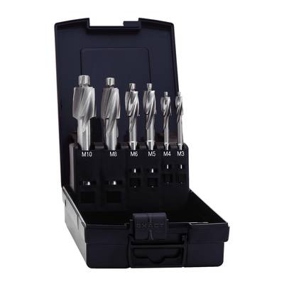 Exact HSS-Flachsenkersatz M3-M10 DIN373 Durchgang/fein plus6 05862 Countersink 6-piece 2.5 mm, 3.3 mm, 4.2 mm, 5 mm, 6.8