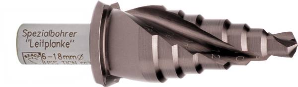 Exact 07042 HSS Step drill bit Total length 67 mm TiCN Triangular shank 1 pc(s)