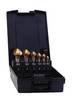 Exact 15727 Countersink set 6-piece 6.3 mm, 8.3 mm, 10.4 mm, 12.4 mm, 16.5 mm, 20.5 mm HSS-E TiN Cylinder shank 1 Set