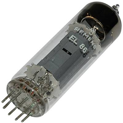 EL 86 = 6 CW 5 Vacuum tube  Output pentode 170 V 70 mA Number of pins (num): 9 Base: Noval Content 1 pc(s) 