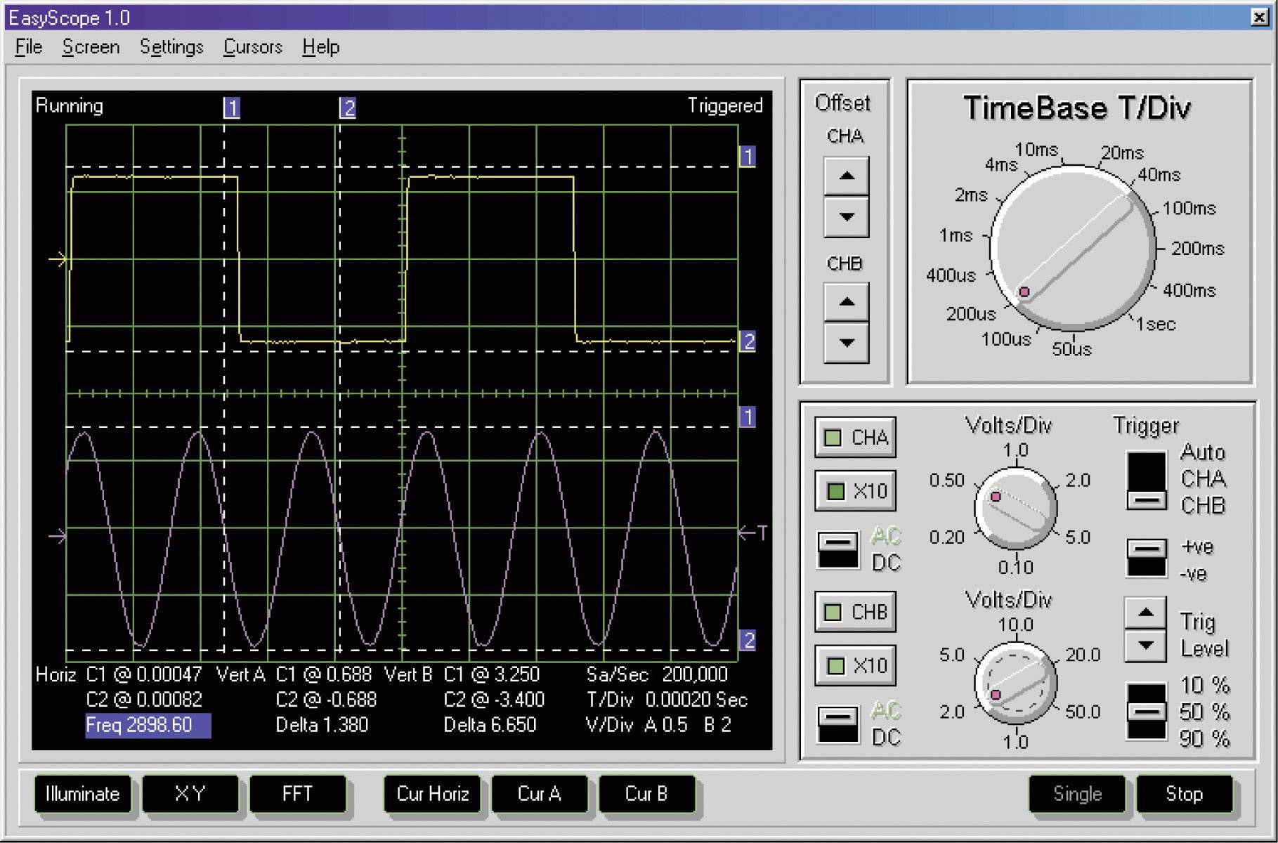 Meilhaus Electronic POCKETSCOPE DS1M12 2channel oscilloscope, Digital