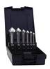 Exact 50708 Countersink set 6-piece 6.3 mm, 8.3 mm, 10.4 mm, 12.4 mm, 16.5 mm, 20.5 mm HSS Cylinder shank 1 Set