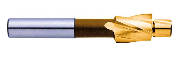 Exact 50832 Countersink 8 mm HSS TiN Cylinder shank 1 pc(s)