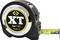 Black measuring tape with yellow scale up to 5 metres, product name 'XT', showing 3 cm.<br><br>Note: The translation follows British English spelling conventions (metres instead of meters) and maintains the original meaning and structure.
