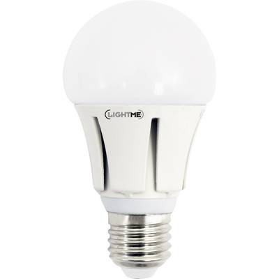 LightMe LM85109 LED (monochrome) EEC F (A - G) E-27 Pear shape 8.8 W = 60 W Daylight white (Ø x L) 60 mm x 109 mm  1 pc(