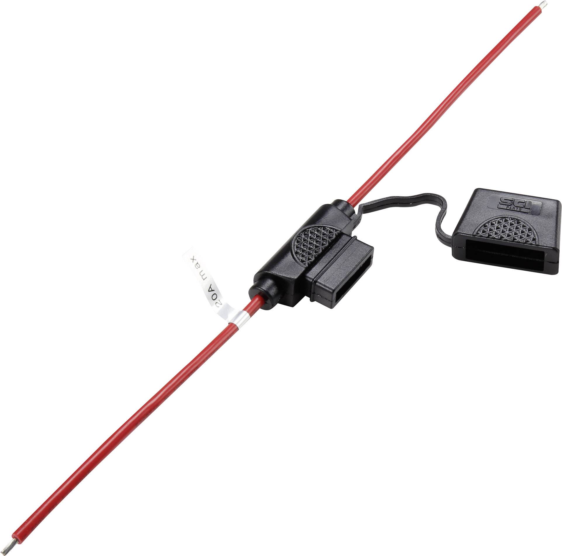 Car bladetype fuse holder Bladetype fuse (standard) Number of pins 1