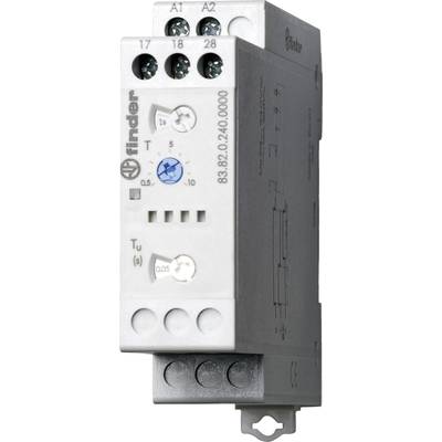 A time relay by Finder with a dial for time presetting. Suitable for controlling electrical circuits.