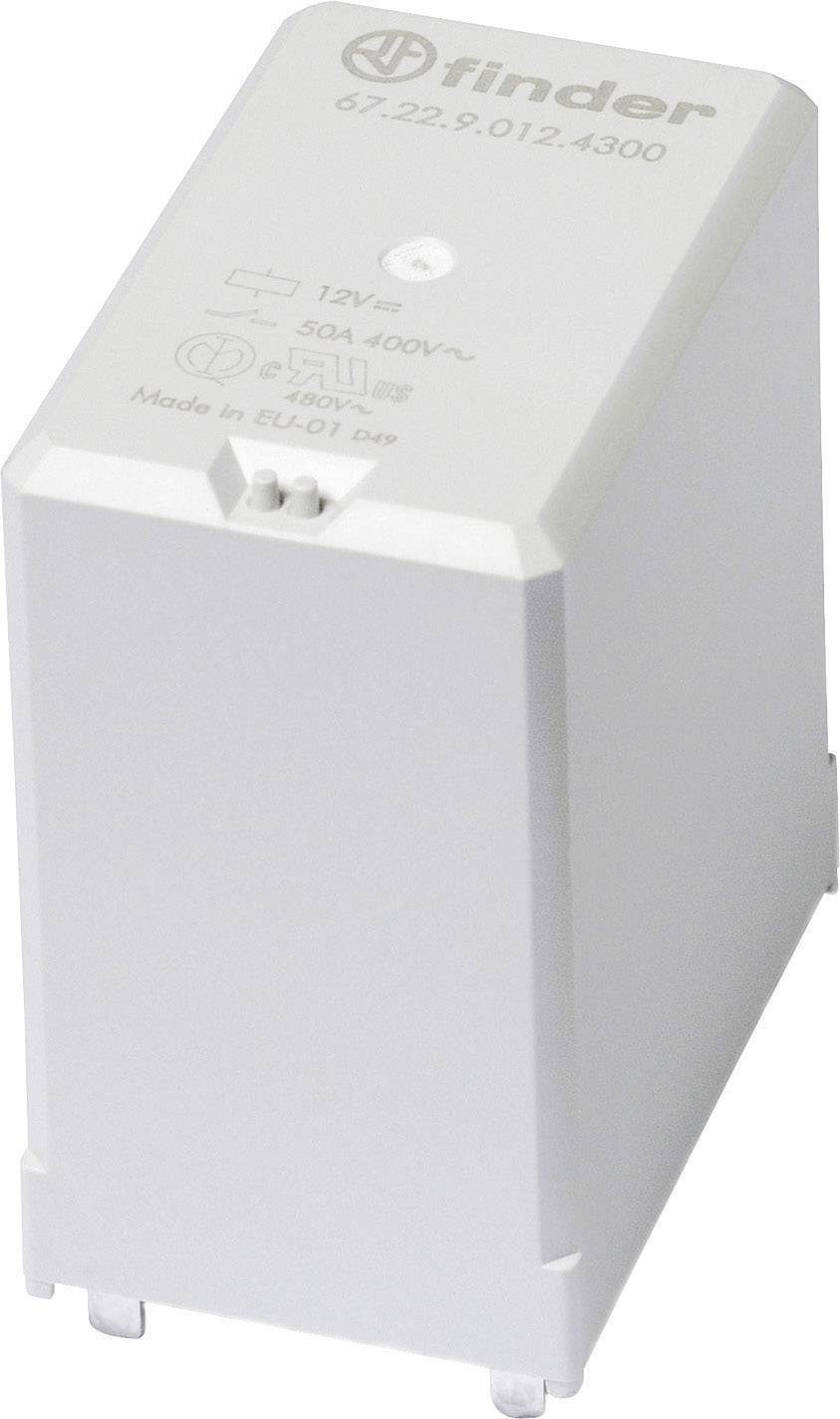 Finder 67.22.9.024.4300 PCB relay 24 V DC 50 A 2 makers 1 pc(s)