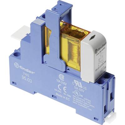Finder 48.31.7.024.5050 Relay component Nominal voltage: 24 V DC Switching current (max.): 10 A 1 change-over  1 pc(s)