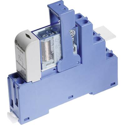 Finder 48.62.7.024.0050 Relay component Nominal voltage: 24 V DC Switching current (max.): 10 A 2 change-overs  1 pc(s)
