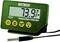 Green digital thermometer 'EXTECH TM20' shows 73.9 degrees Fahrenheit. The device has buttons for Max/Min, Alarm and °C/°F. One sensor is connected.