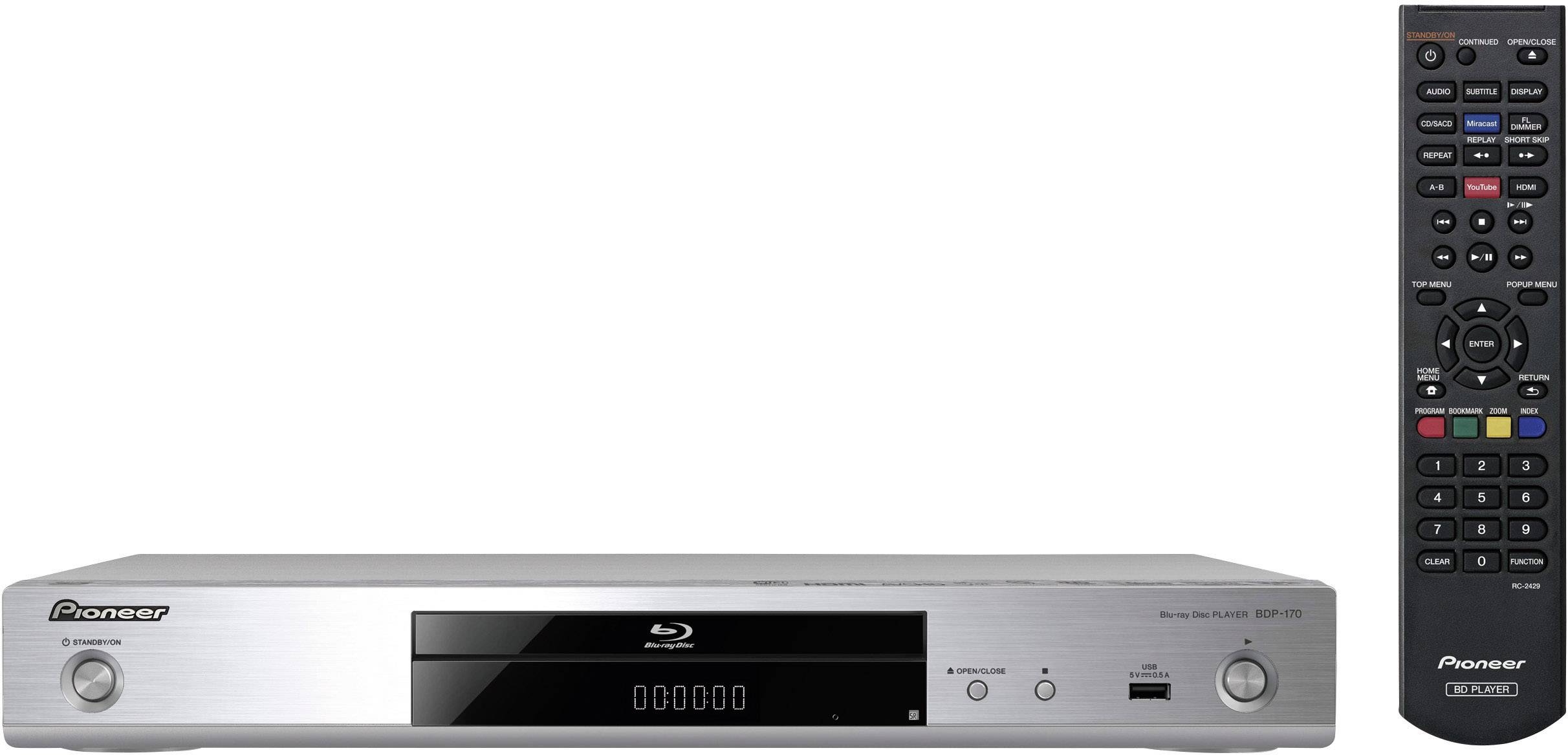 Pioneer BDP-170 3D Blu-ray player Silver