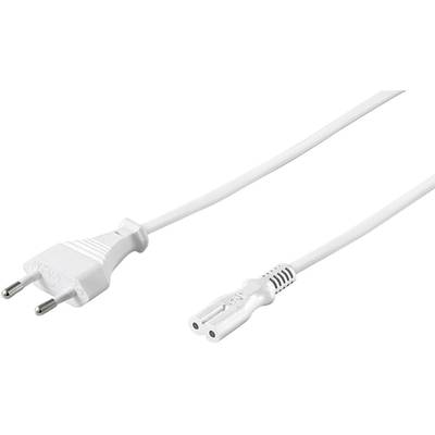 Goobay 83988 Current Mains cable  White 5.00 m 