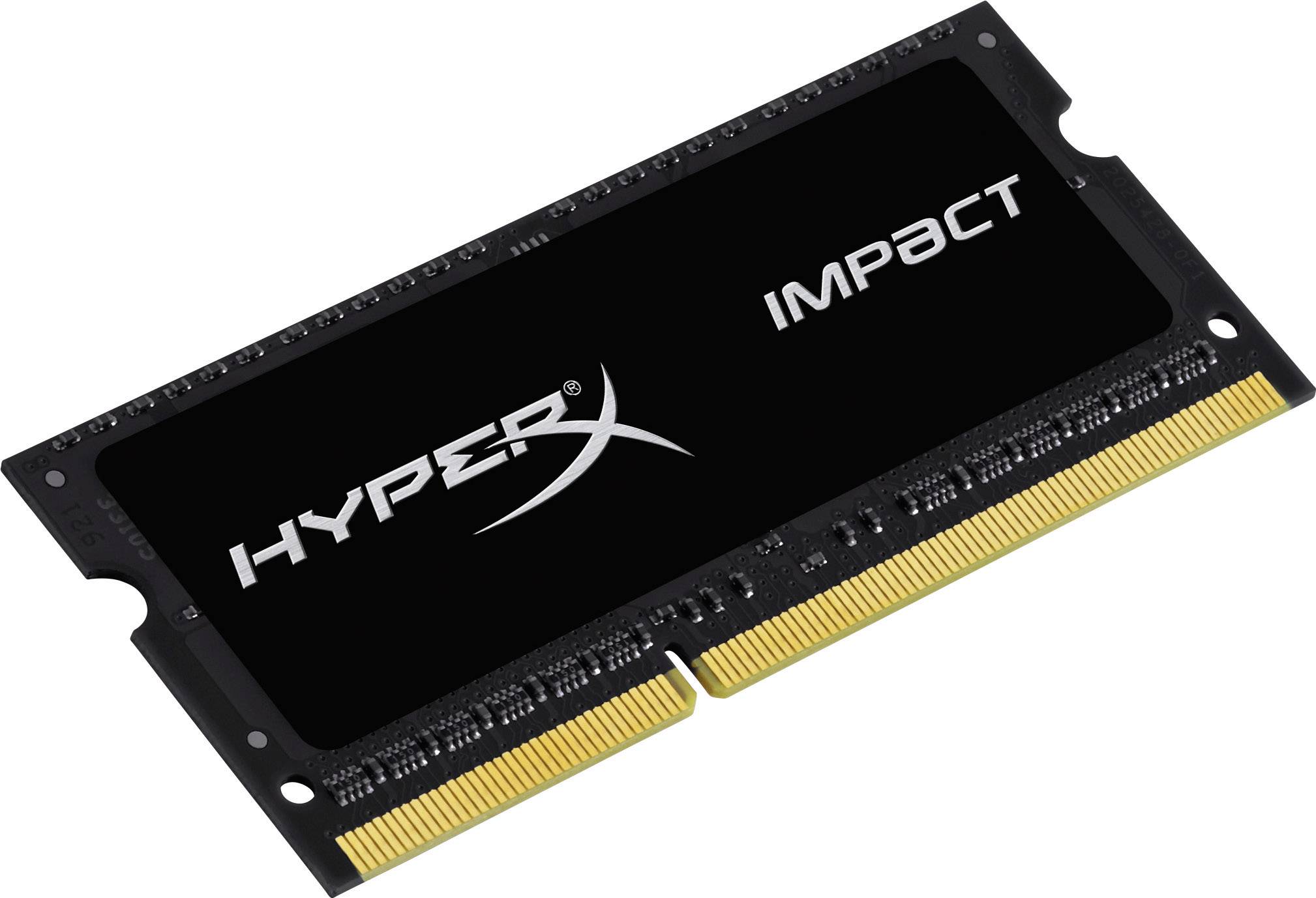 HyperX Impact Laptop RAM card DDR3L 4 GB 1 x 4 GB Non-ECC 1600 MHz 204-pin SO-DIMM CL9 9-9-33 HX316LS9IB/4-1