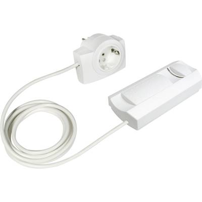 Ehmann 2660x0709 Pull dimmer switch Suitable for light bulbs: Energy saving bulb, Halogen lamp, Light bulb White