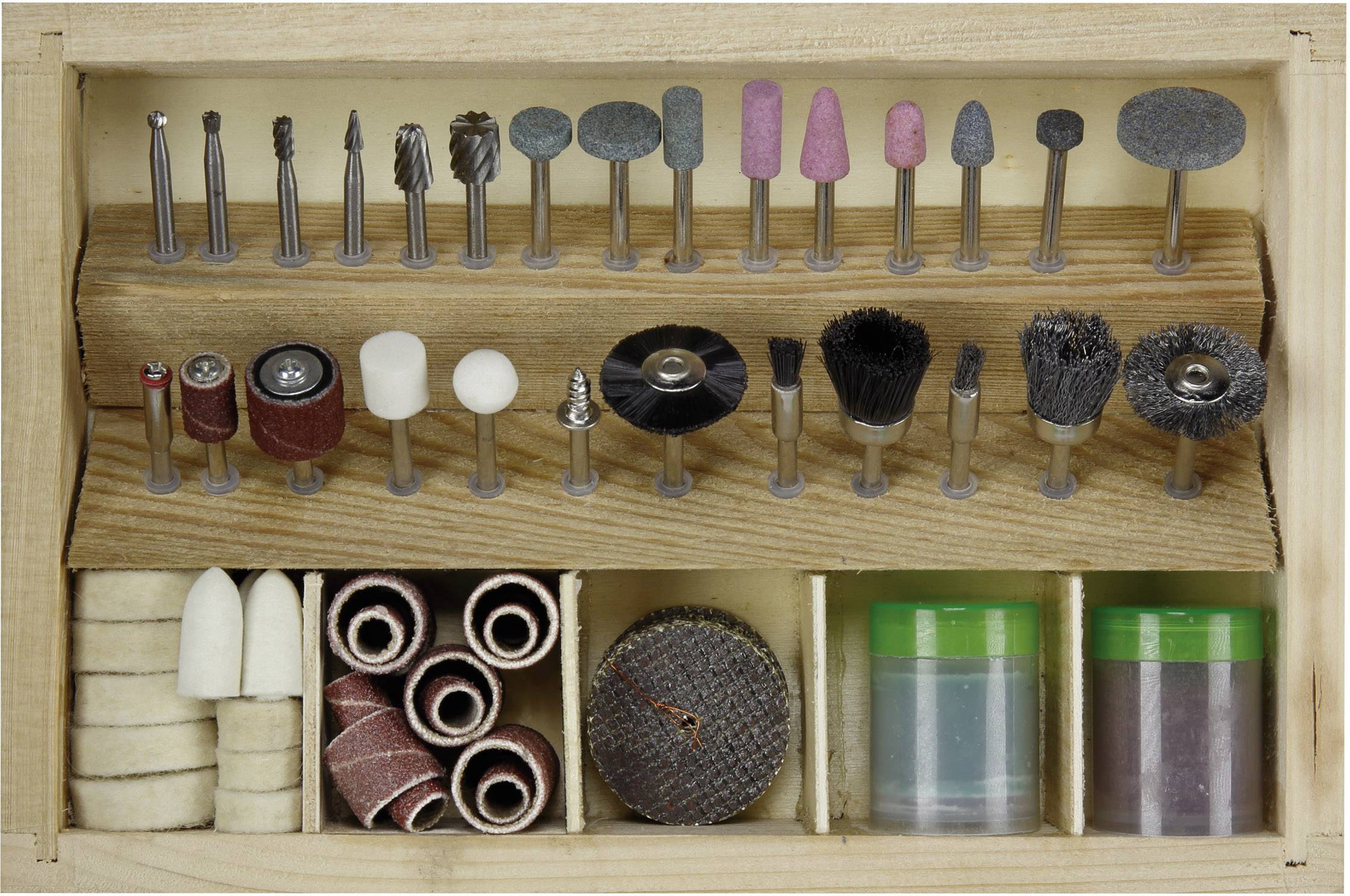 Basetech 1220977 Universal cutting/grinding/polishing set Shank diameter 3.2 mm 1 pc(s)