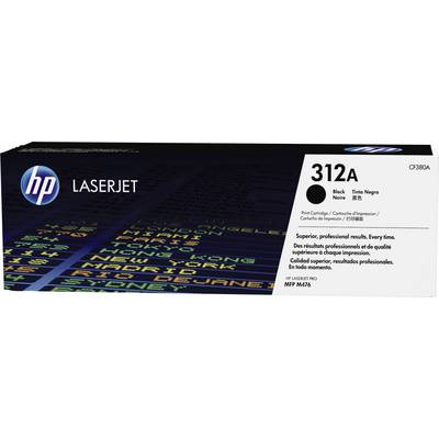 'HP 312A Black LaserJet Printer Cartridge, suitable for precise and professional printing results. Model number: CF380A.'