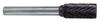Exact 72222 Burr Carbide metal Cylindrical Length 58 mm Shank diameter 6 mm