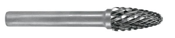 Exact 72354 Burr Carbide metal Tree Length 60 mm Shank diameter 6 mm