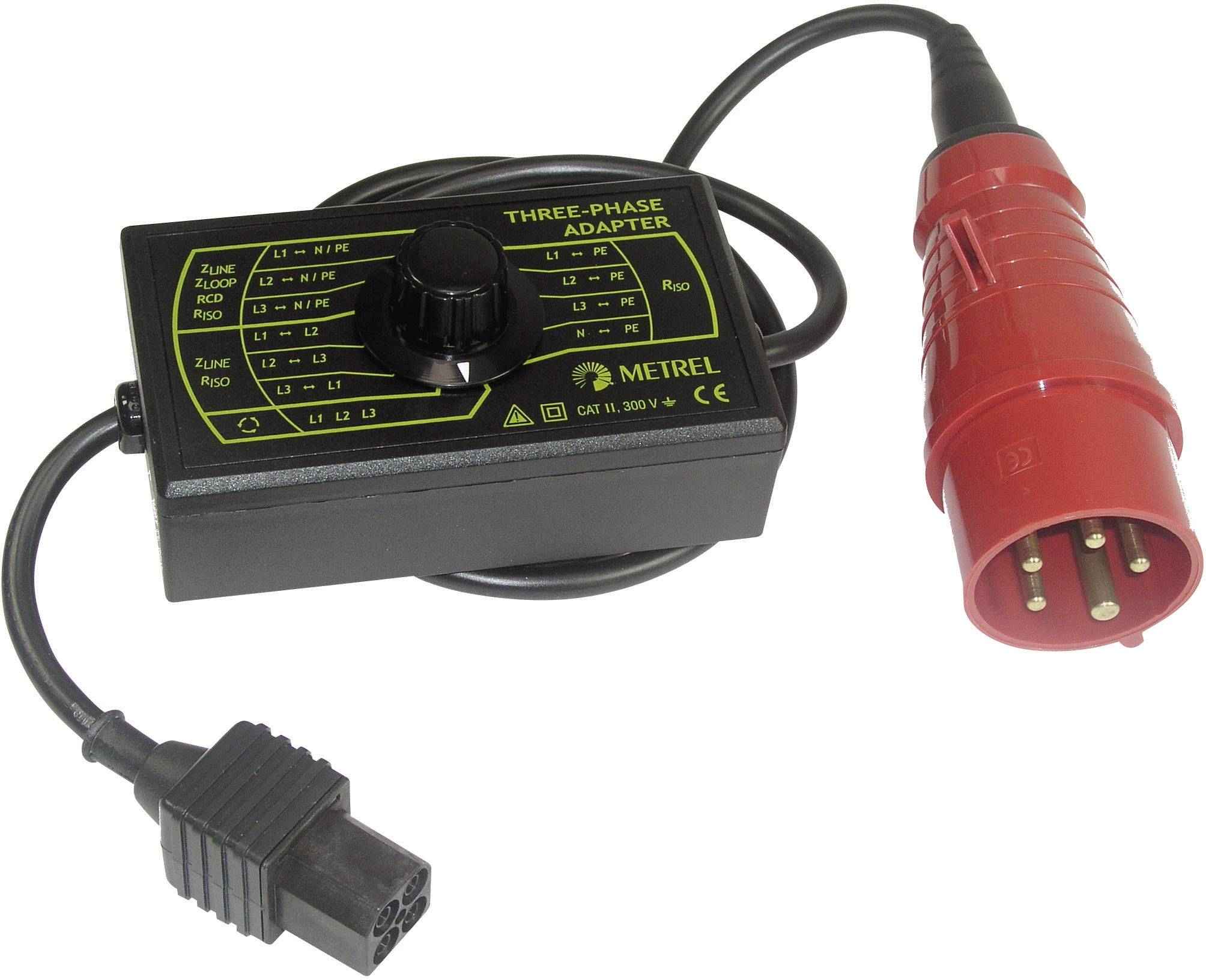 Test lead adapter CEE plug (5pin, 16 A) Metrel;A 1111 from