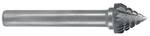 Hard metal mill pins Form J bevel 60° (KSJ)