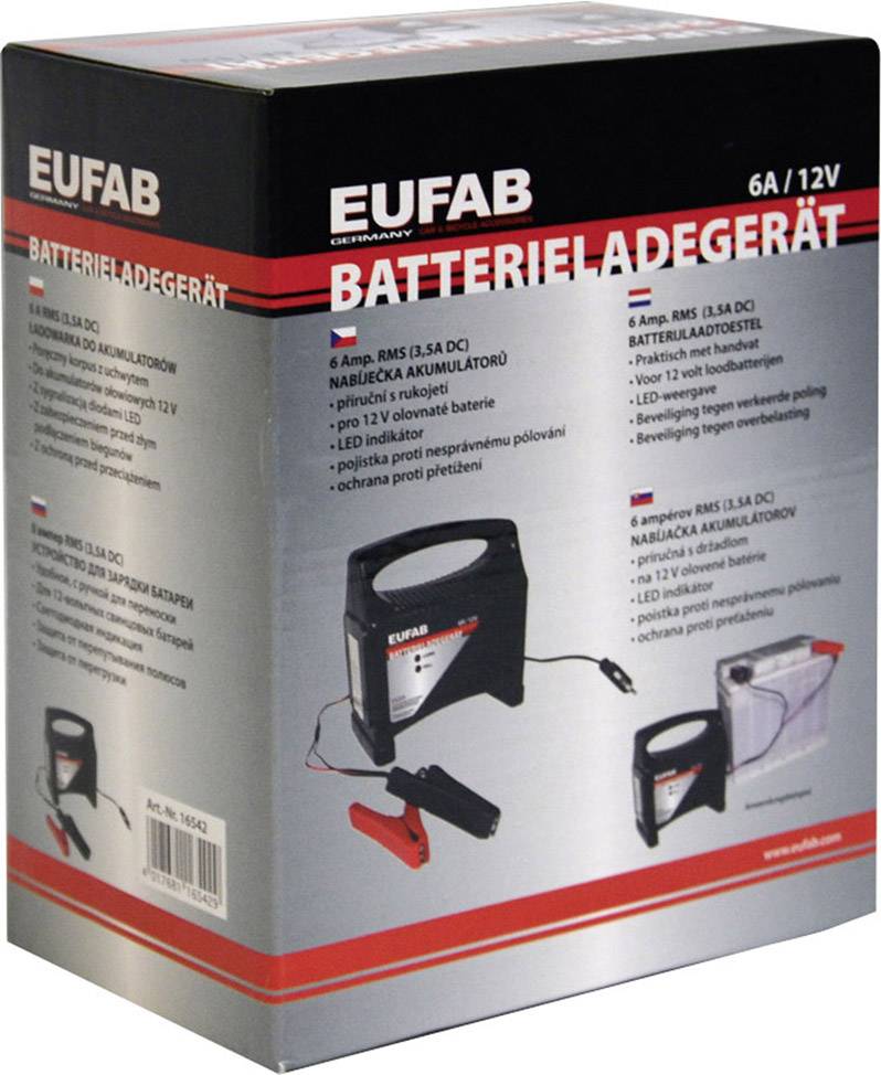 Eufab 16542 Automatic charger 12 V 3.5 A | Conrad.com