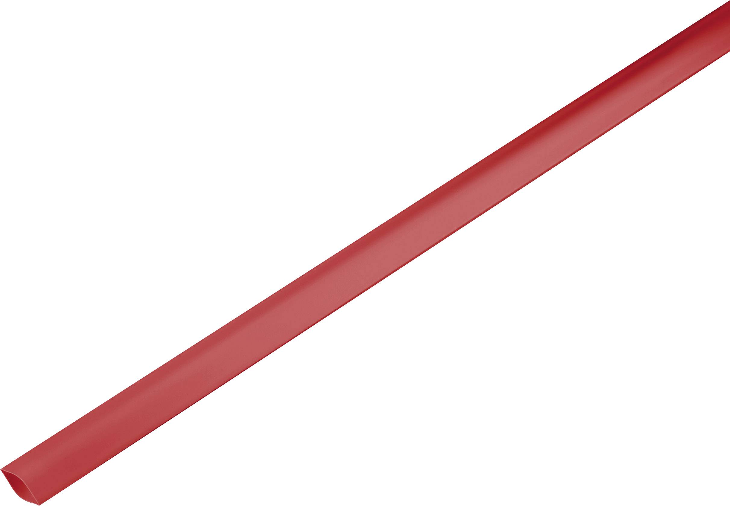 TRU COMPONENTS 1225454 Heatshrink w/o adhesive Red 19 mm 9 mm Shrinkage:2:1 Sold per metre