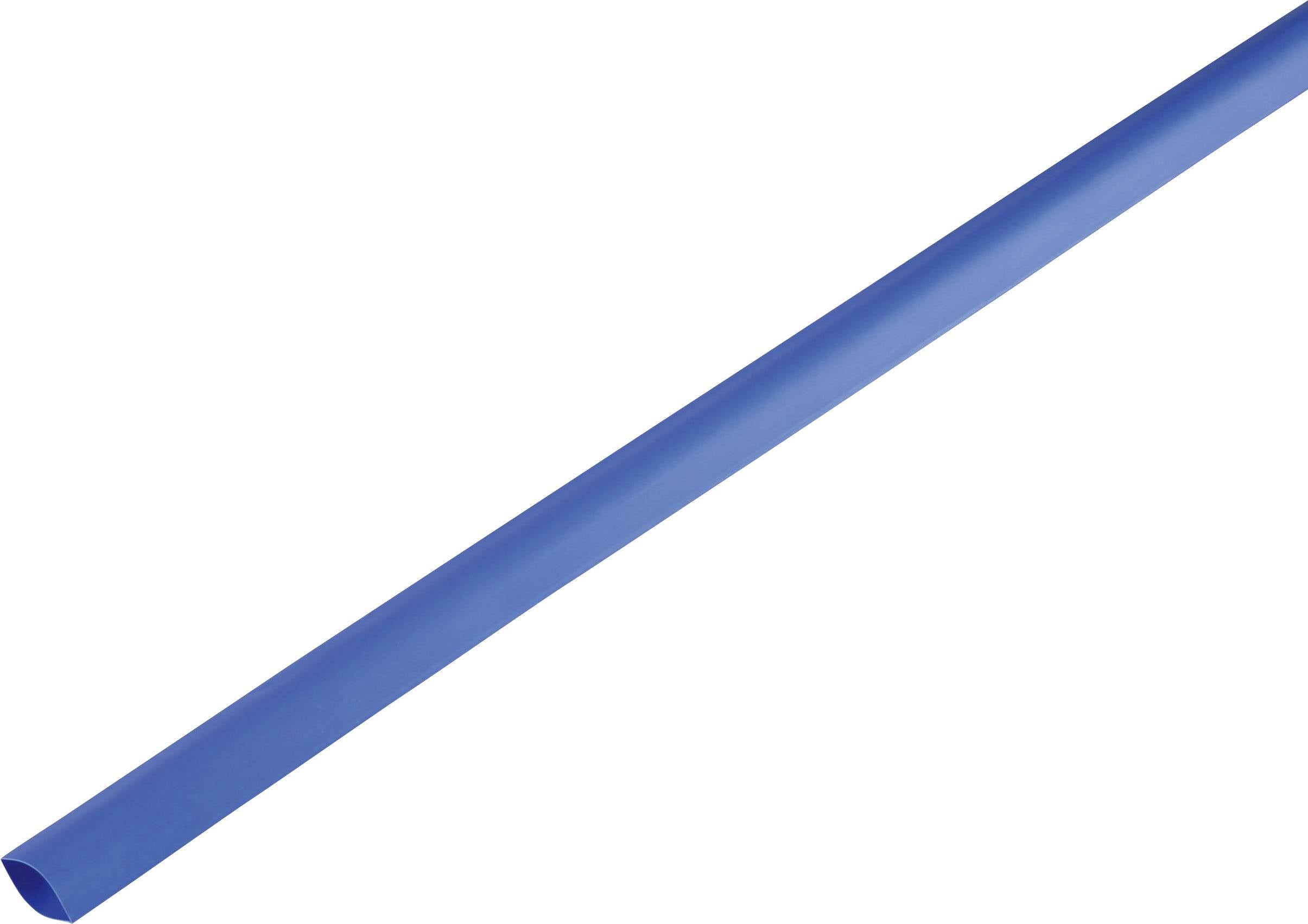 Image of TRU COMPONENTS 1225518 Heatshrink w/o adhesive Blue 16.70 mm 8 mm Shrinkage:2:1 Sold per metre