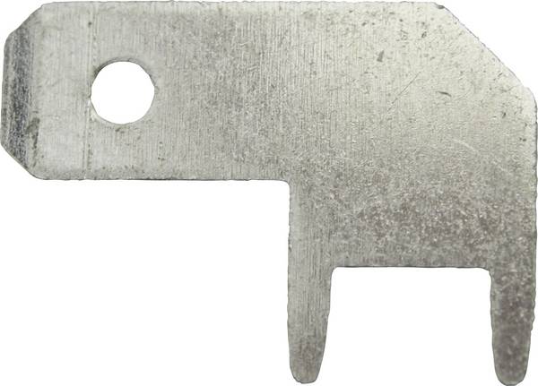 Vogt Verbindungstechnik 3827b08.68 Blade connector Connector width: 4.8 mm Connector thickness: 0.8 mm 90 ° Not insulated Metal 100 pc(s)