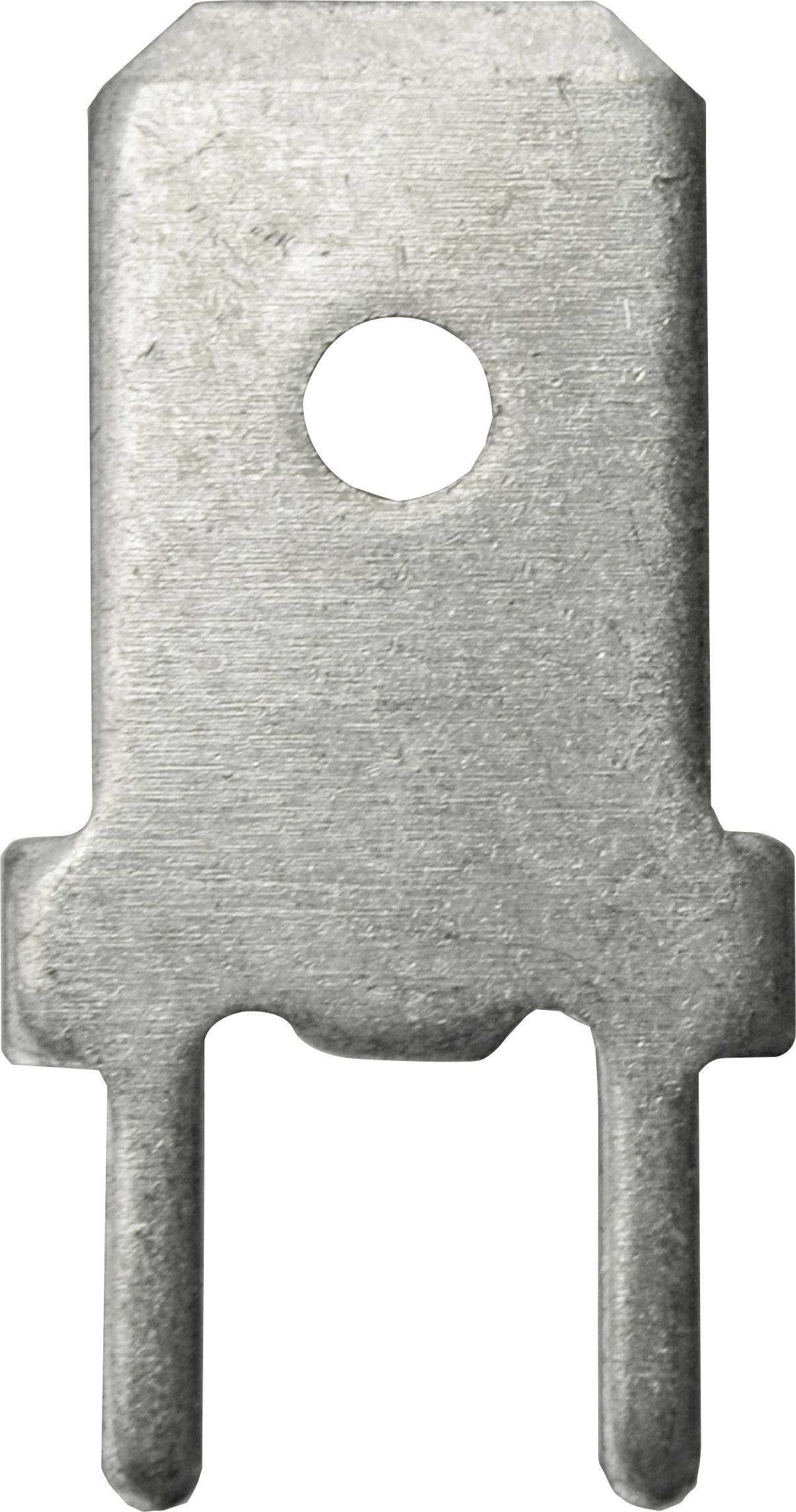 Vogt Verbindungstechnik 3866z.68 Blade connector Connector width: 6.3 mm 180 ° Not insulated Metal 1 pc(s)