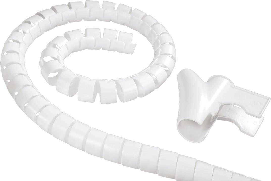 Hama Spiral cable wrap Plastic White Flexible (Ø x from