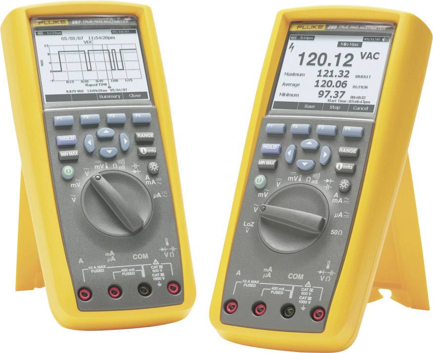 Fluke 287/EUR Handheld multimeter Digital Graphics display, Data logger
