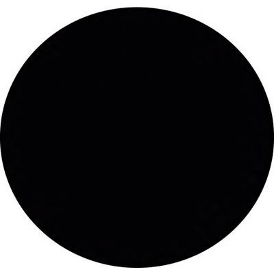 Black circle on white background.
