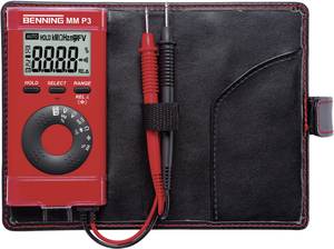 Benning MM P3 Handheld multimeter  Digital  CAT II 600 V, CAT III 300 V Display (counts): 4000